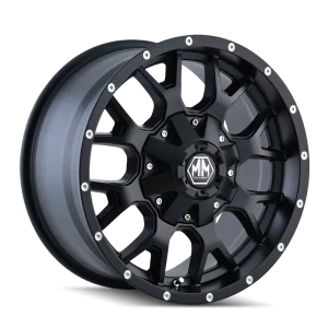 Mayhem – 8015 – Black – 20″x9″ 0mm – All weather Wheels – 8015-2952MB